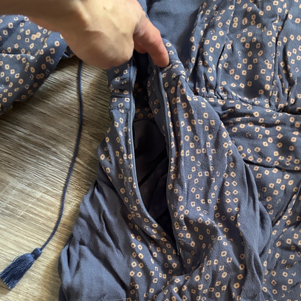 Free People Women’s Blue Modern Kimono Maxi Dress - Picture 7 of 7